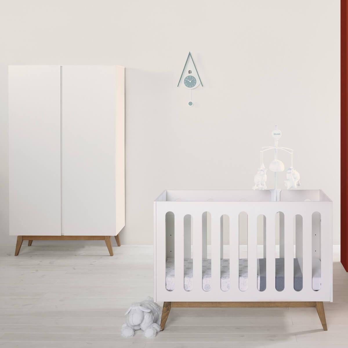 Kleiderschrank 110x198cm TRENDY Quax weiß