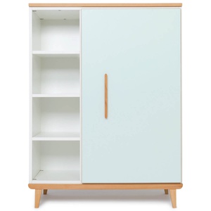 Kleiderschrank 120 cm 1-türig NADO Retro Buche mint
