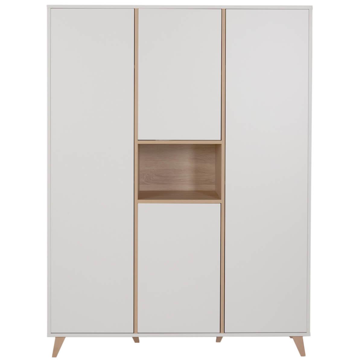 Kleiderschrank 143x190cm LOFT Quax weiß