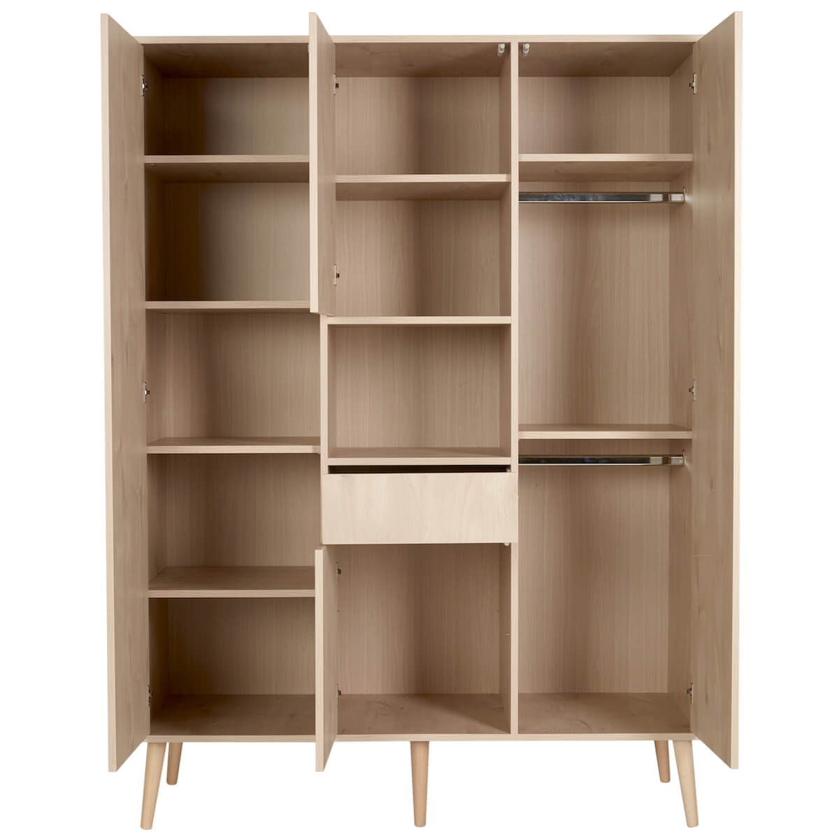 Kleiderschrank 143x197cm COCOON Quax Eiche Natur
