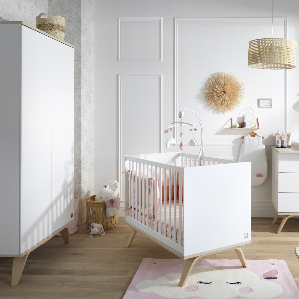 Kleiderschrank 2 Ports SERENA Sauthon