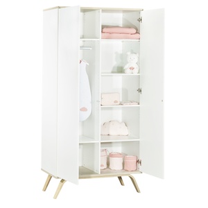 Kleiderschrank 2 Ports SERENA Sauthon