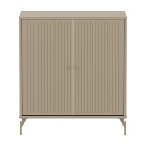 Kleiderschrank 2 Türen Rillen mit Fuß SAGA Flexa oat