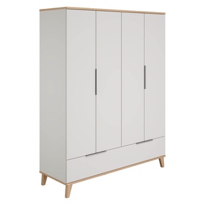 Kleiderschrank 4 Ports 1 Schublade FIEBE Paidi