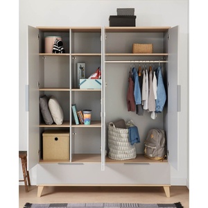 Kleiderschrank 4 Ports 1 Schublade FIEBE Paidi
