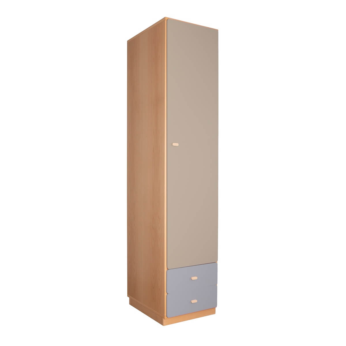 Kleiderschrank 47,4x218cm DESTYLE de Breuyn natur hellgrau grau