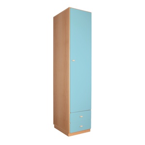 Kleiderschrank 47,4x218cm DESTYLE de Breuyn natur kristallblau