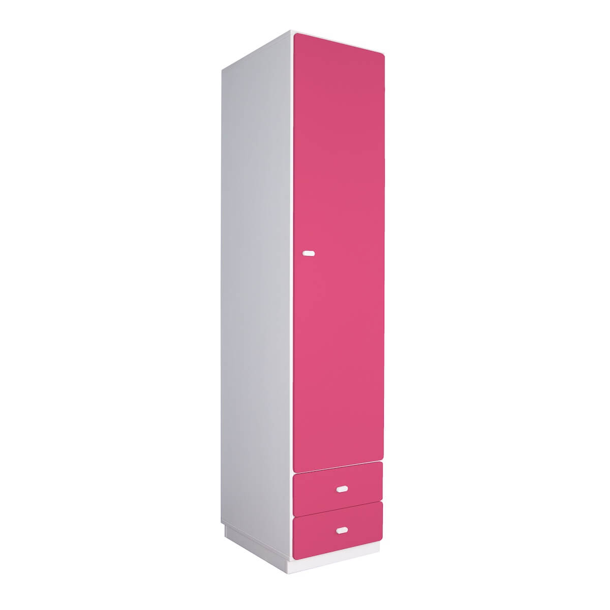 Kleiderschrank 47,4x218cm DESTYLE de Breuyn weiß rosa