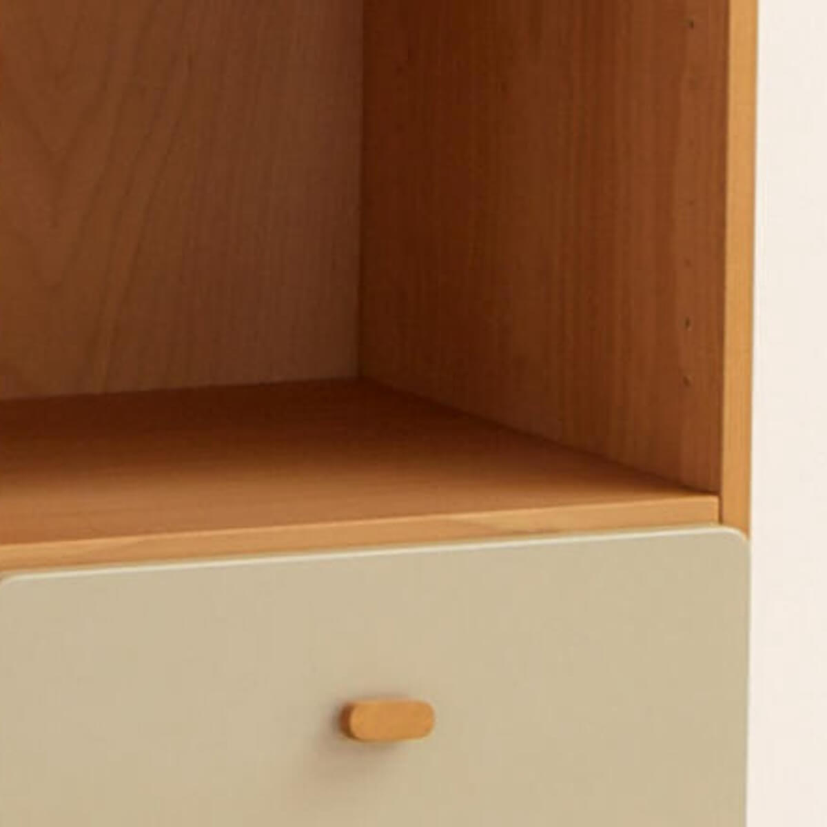 Kleiderschrank 93x218cm DESTYLE de Breuyn naturgrau hellgrau