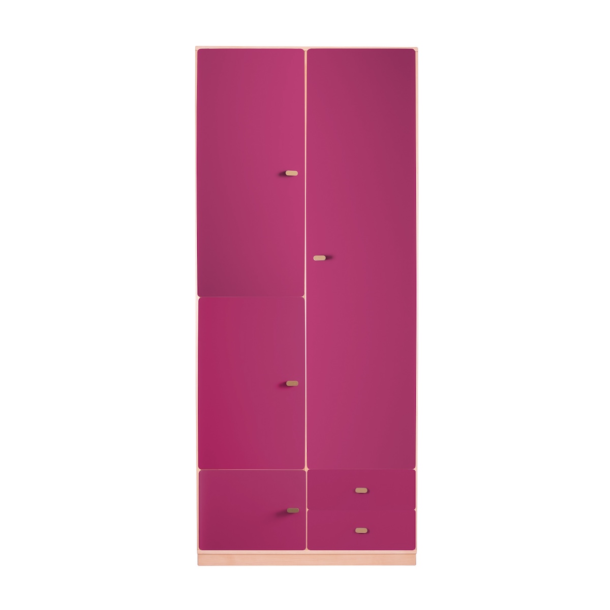 Kleiderschrank 93x218cm DESTYLE de Breuyn Naturpflaume