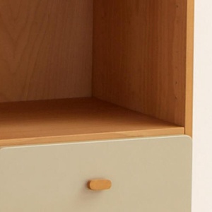 Kleiderschrank 93x218cm DESTYLE de Breuyn weiß rosa