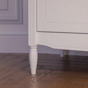 Kleiderschrank 95x52x175cm LAFAYETTE Théo Bebe neige