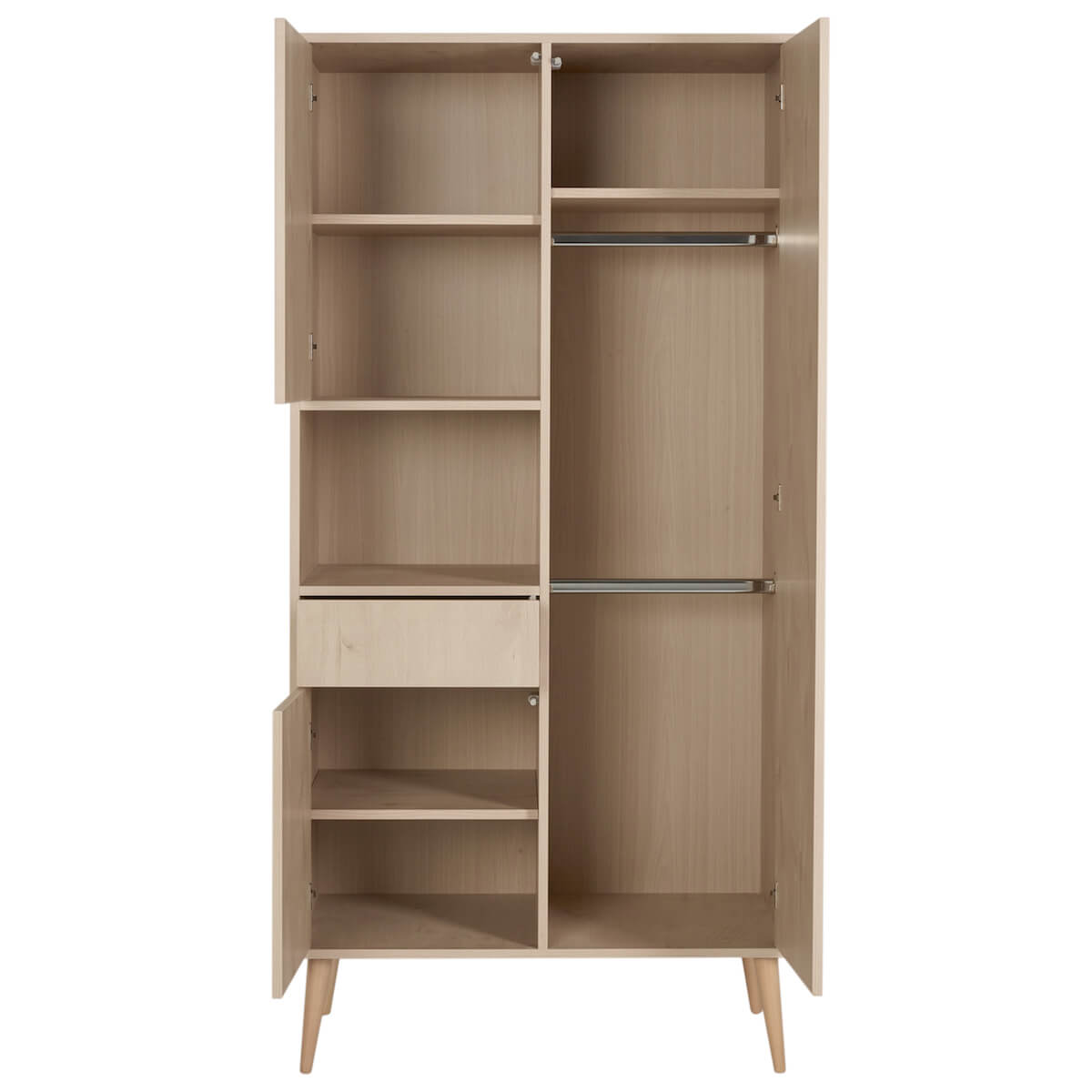 Kleiderschrank 96x197cm COCOON Quax Eiche Natur