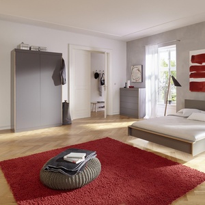 Kleiderschrank FLAI 2 Türen Müller Small Living anthrazit