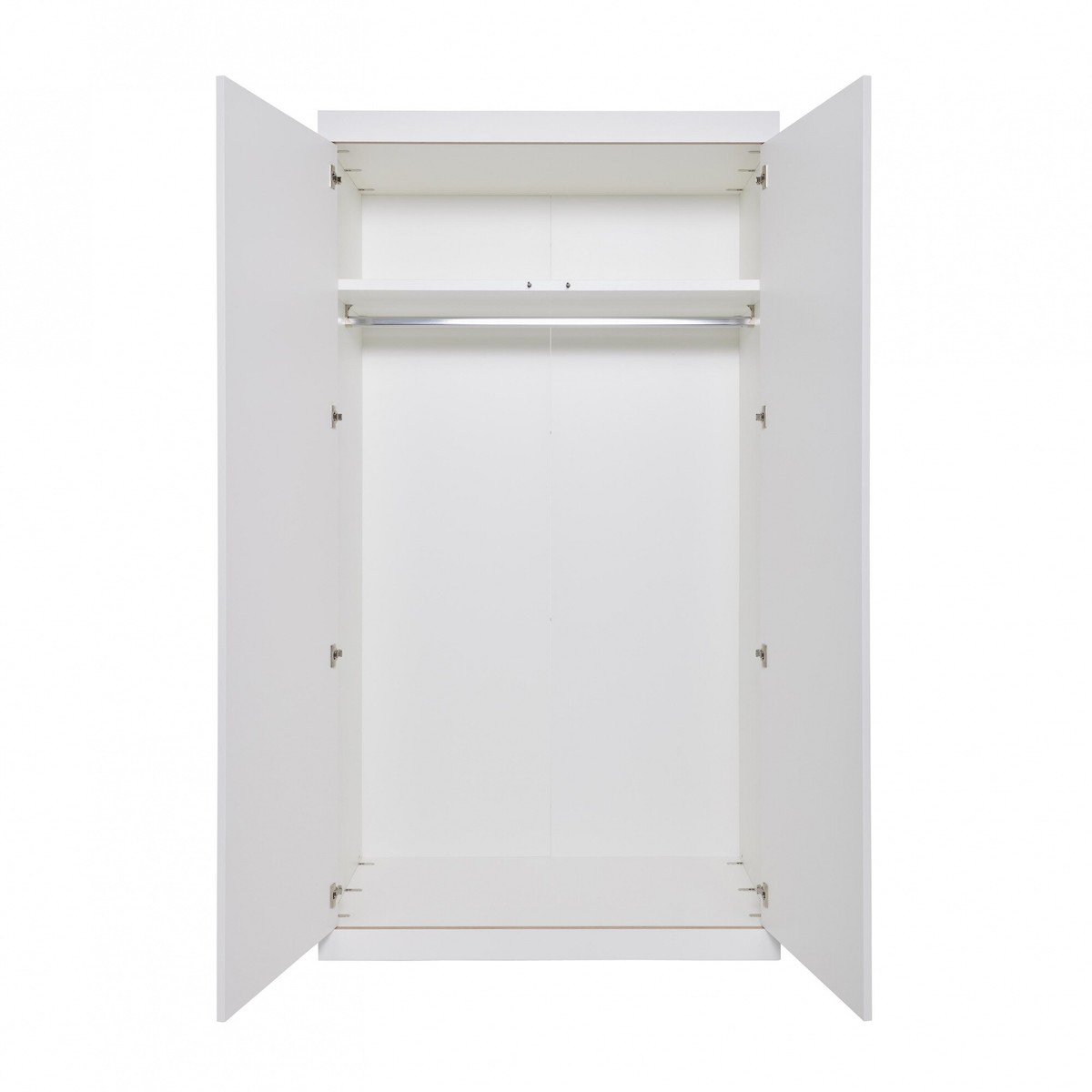 Kleiderschrank FLAI 2 Türen Müller Small Living weiß