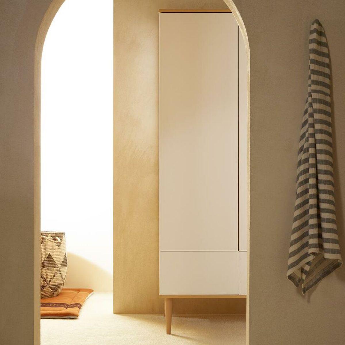 Kleiderschrank XL FLOW Quax Eiche-natur-weiß