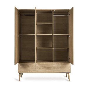 Kleiderschrank XL FLOW Quax Honig Esche