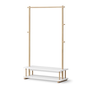 Kleiderständer CAMP weiß/Eiche Oliver Furniture