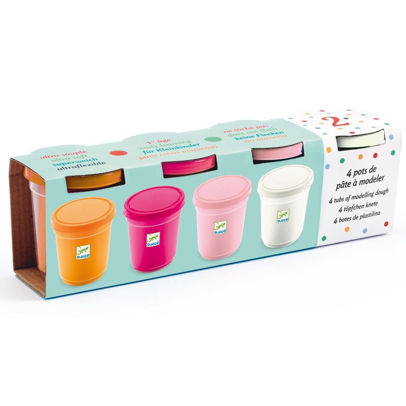 Knete 4 Farben Djeco
