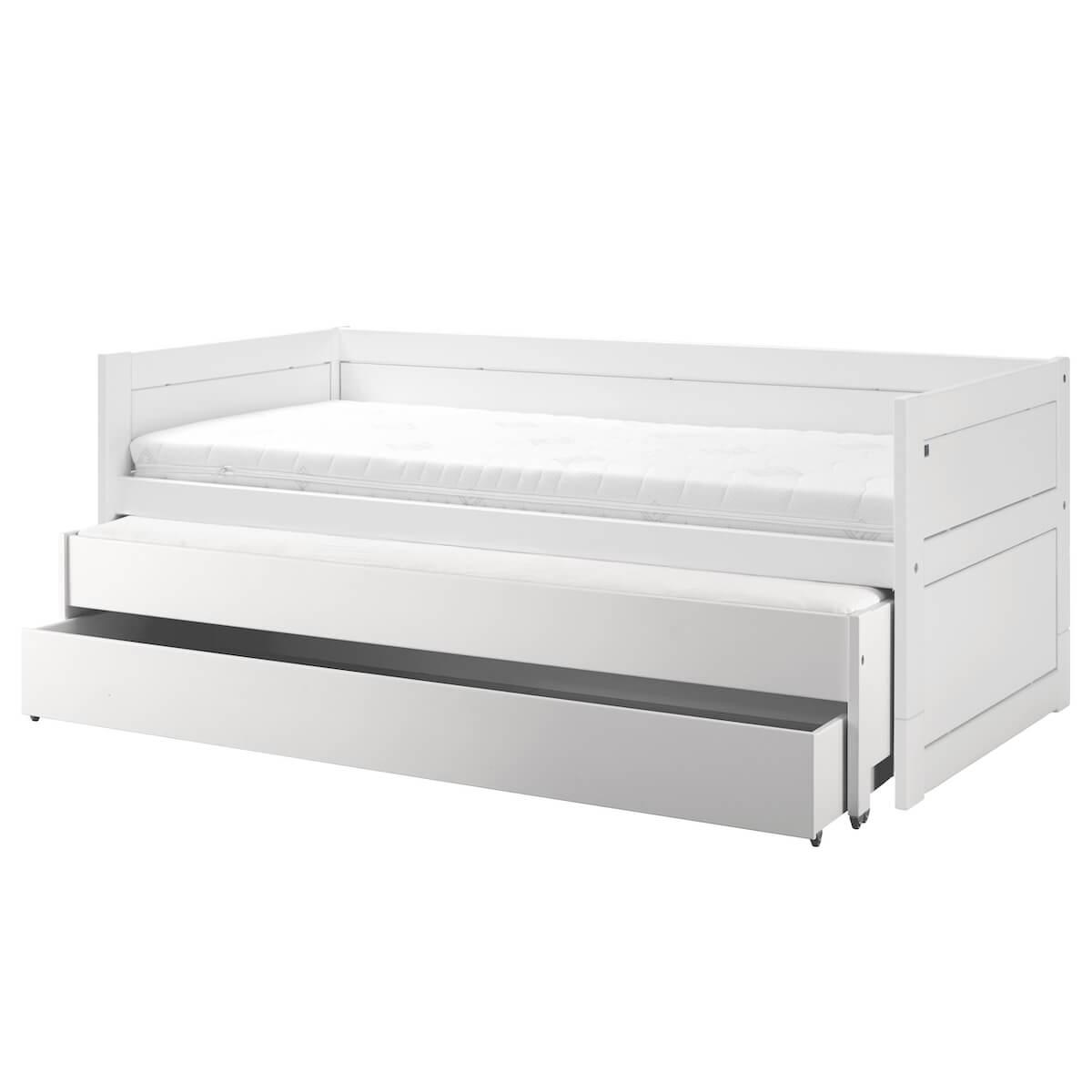 Kojenbett + Ausziehbett 90x200cm Lifetime weiß