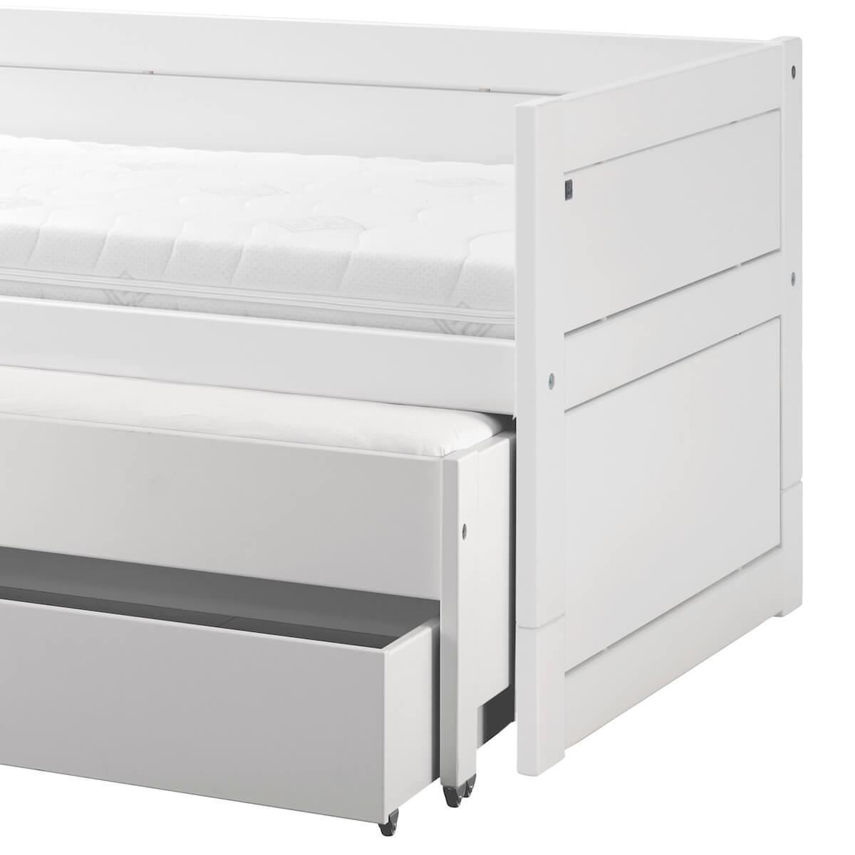 Kojenbett + Ausziehbett 90x200cm Lifetime weiß