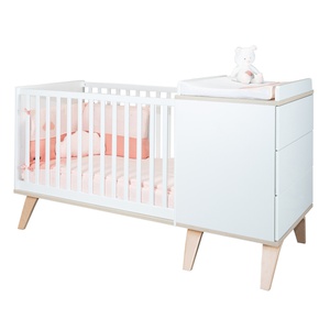 Kombibett 120x60cm auf 90x190cm erweiterbar SERENA Sauthon       