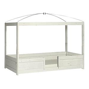 Kombibett 4 in 1 mit Rollboden + Schrägleiter 90x200cm Lifetime whitewash