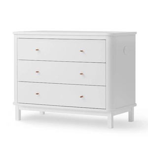 Kommode 3 Schubladen WOOD Oliver Furniture weiß