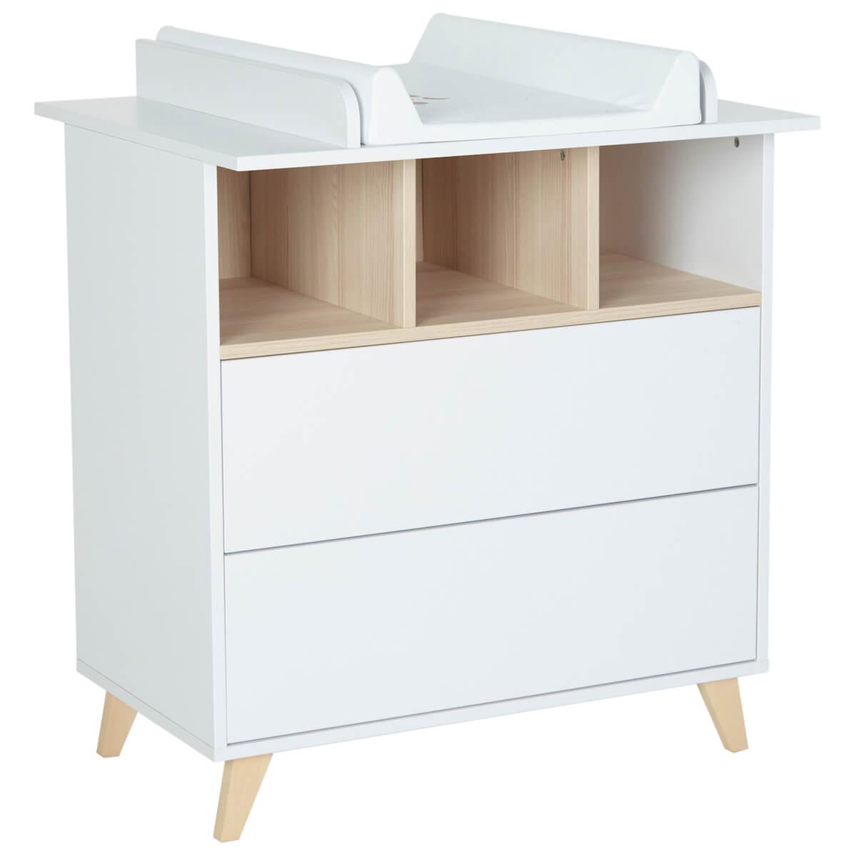 Kommode 86x92cm LOFT Quax weiß