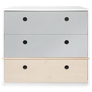 Kommode COLORFLEX Schubladen Farben pearl grey-pearl grey-white wash