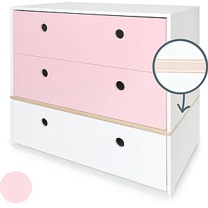 Kommode COLORFLEX Schubladen Farben sweet pink-sweet pink-white