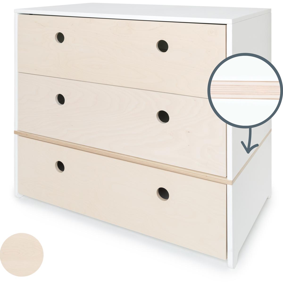 Kommode COLORFLEX Schubladen Farben white wash 