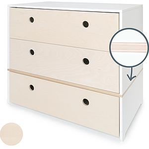 Kommode COLORFLEX Schubladen Farben white wash 