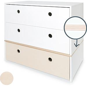 Kommode COLORFLEX Schubladen Farben white-white-white wash