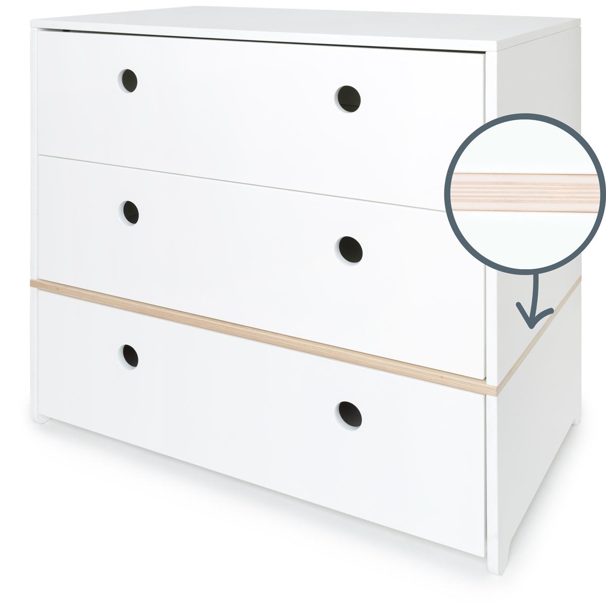 Kommode COLORFLEX Schubladen Farben white 