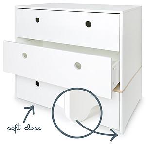 Kommode COLORFLEX Schubladen Farben white 