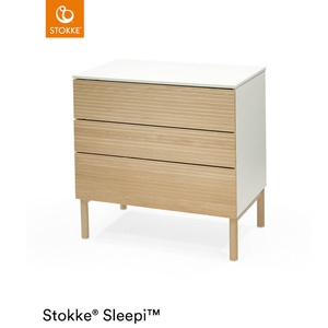 Kommode Kommode 3 Schubladen SLEEPI Stokke natürlich