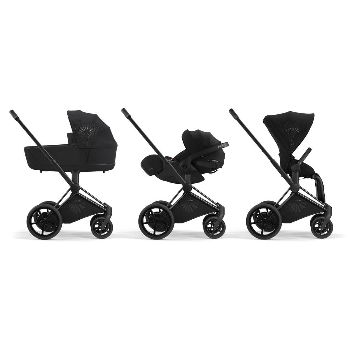 Komplett-Sportwagen ePRIAM Cybex La Parisienne black