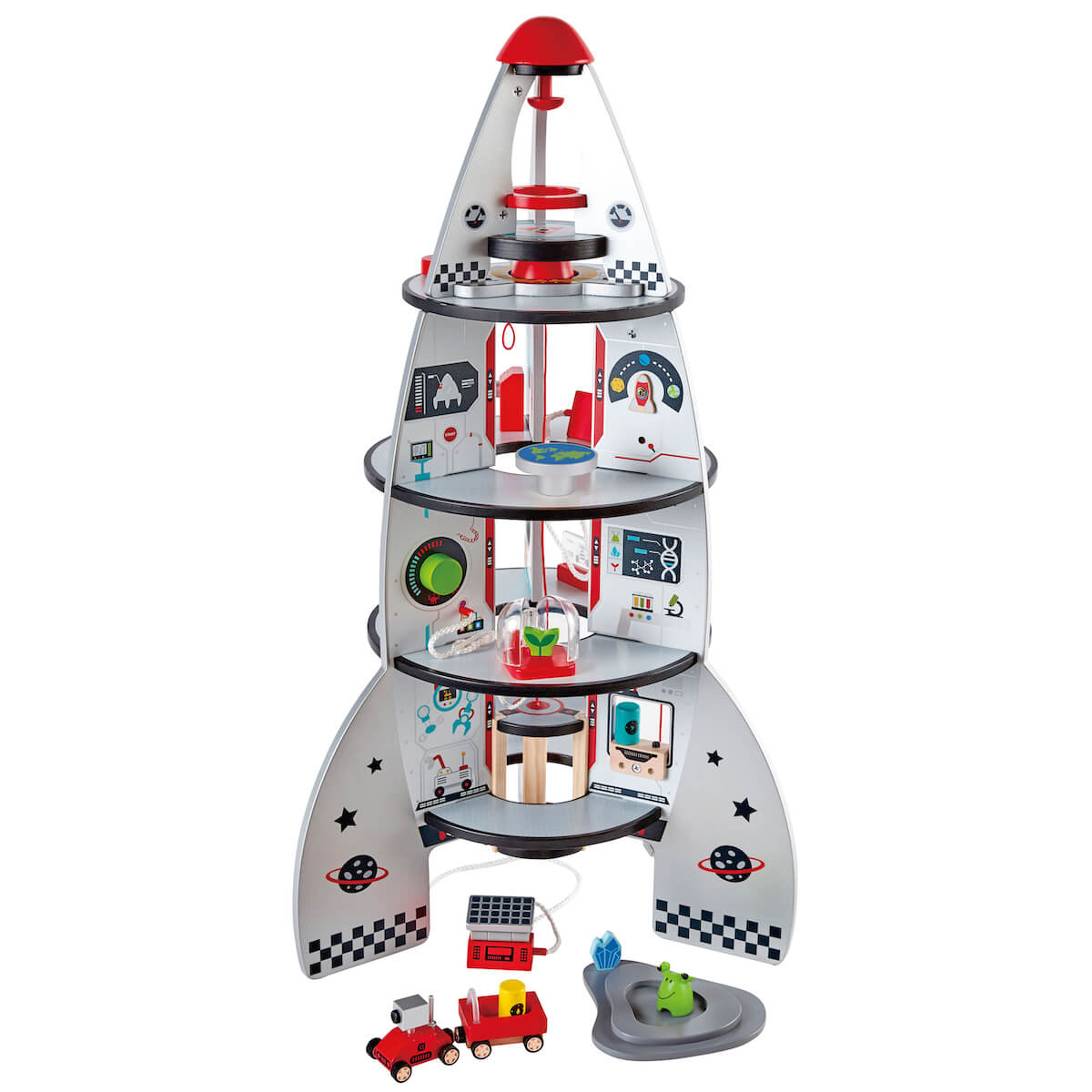 Konstruktionsspiel FOUR-STAGE ROCKET SHIP Hape