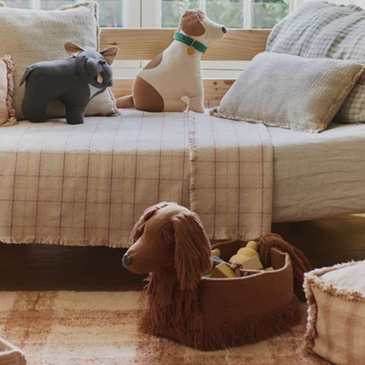 Korb 68x24x35cm POPPY Wouf wouf Lorena Canals