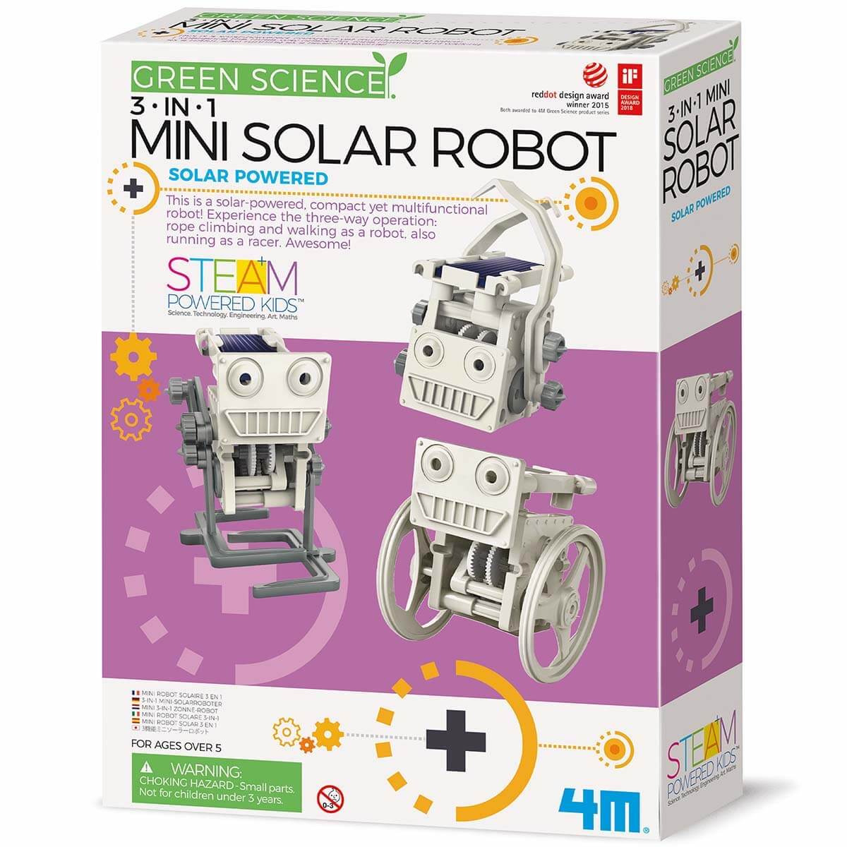 Kreatives Atelier MINI ROBOT SOLAIRE 4M