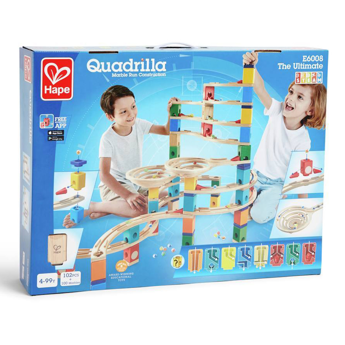 Kugelbahn QUADRILLA The CYCLONE Hape