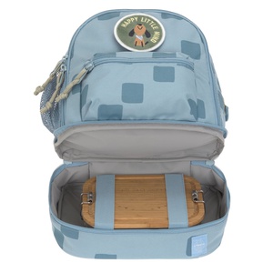 Laessig blauer Mini PATTERN PARTY Rucksack