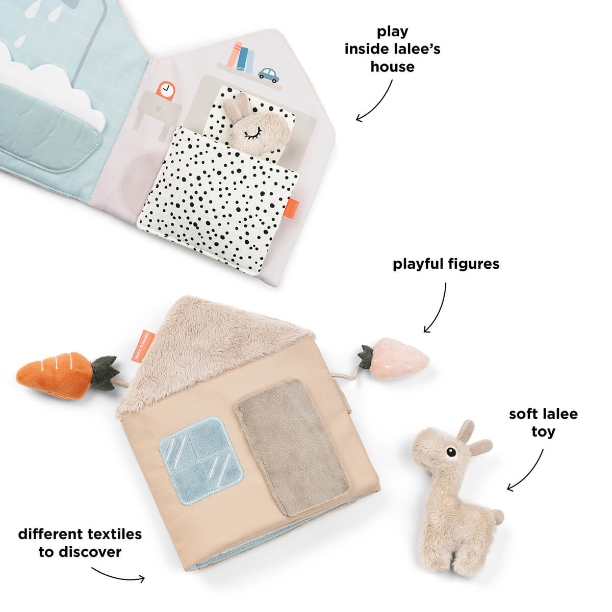 Lalee's home soft book Lalee Sand Done by Deer