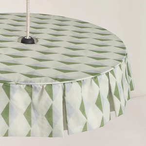 Lampenschirm VIBES 50x12cm Nobodinoz Green Blue Harlequin