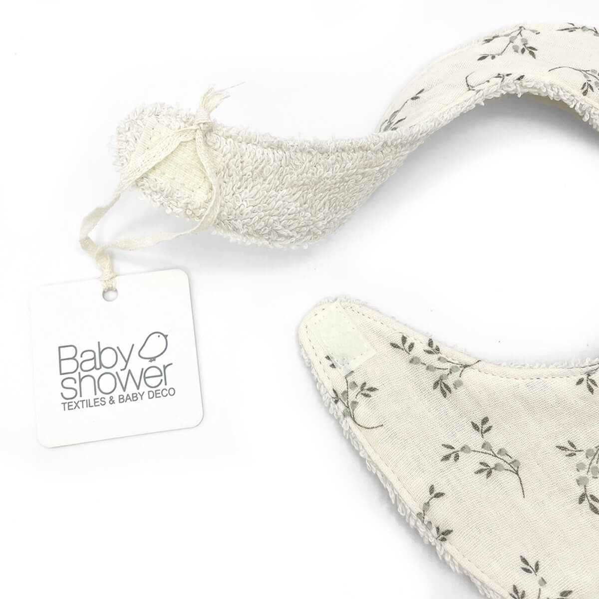 Lätzchen Babyshower Olivenblüte