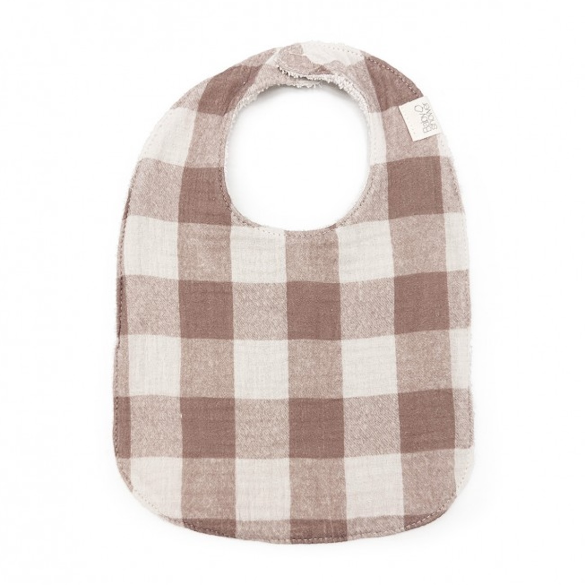 Lätzchen BIG BROTHER Babyshower Vichykaramell