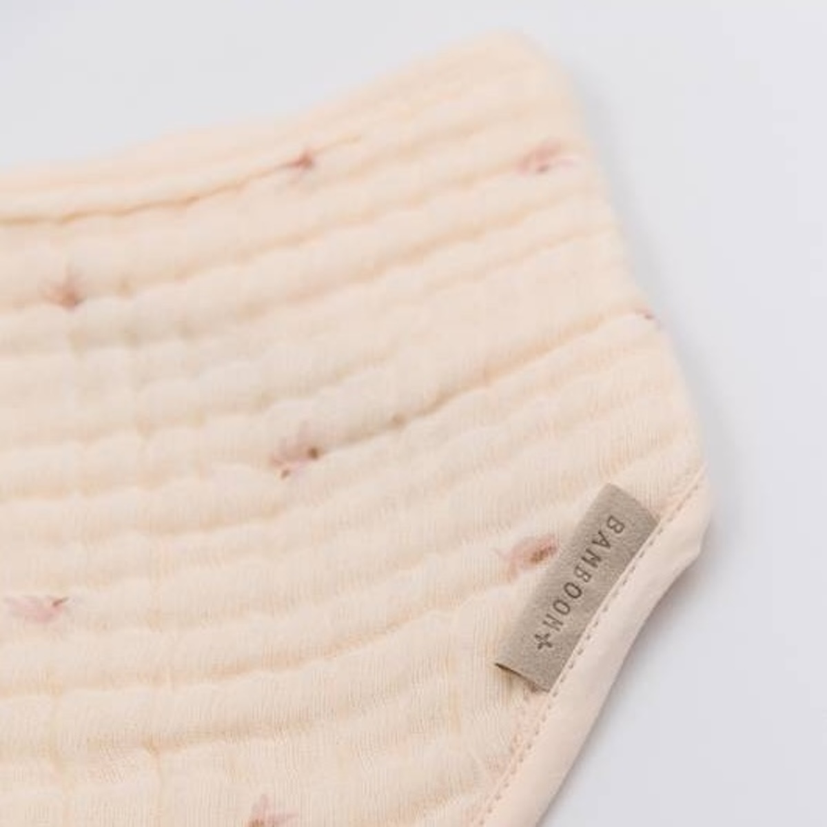 Lätzchen Dreieck Nuvola Bamboomm Oliven rosa