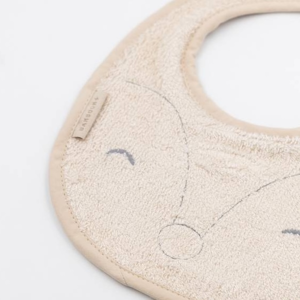 Lätzchen Fox 25cm Bamboom Mandel