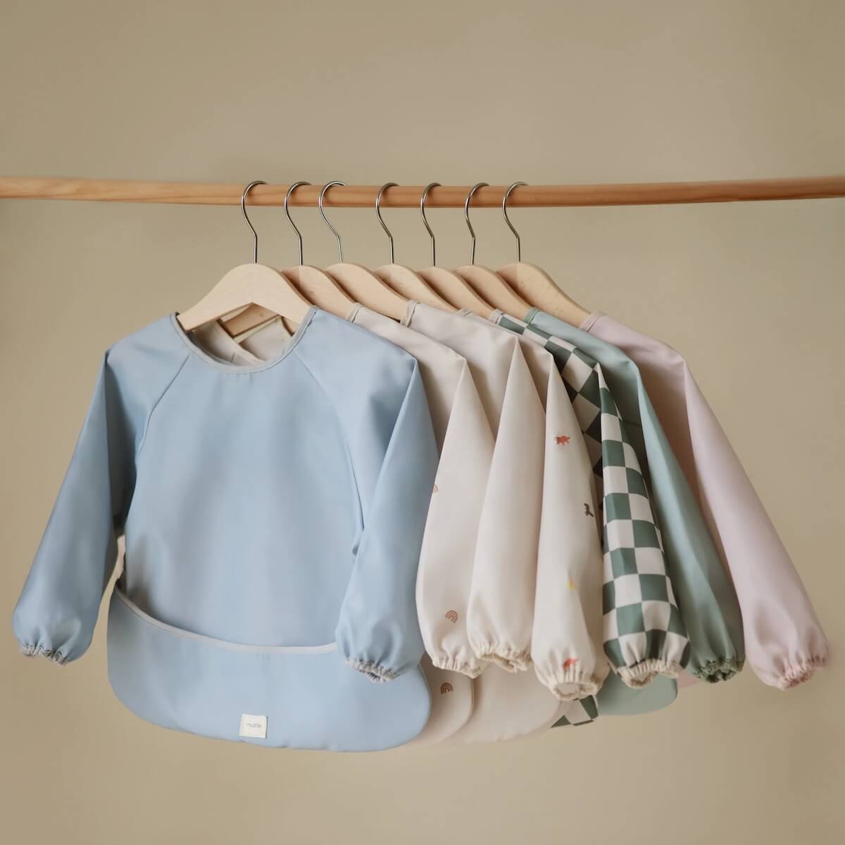 Lätzchen lange Ärmel Mushie erröten